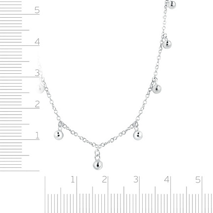 Колье из серебра