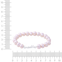 Браслет декоративный из серебра с жемчугом