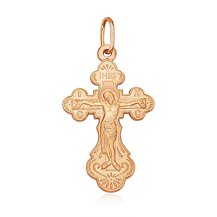 Крест из красного золота