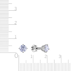 Серьги Пусеты