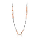 Цепь декоративная из серебра с позолотой