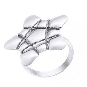 Кольцо из серебра с лунным