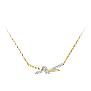 Колье из золота с бриллиантом