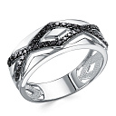 Кольцо из белого золота с бриллиантами