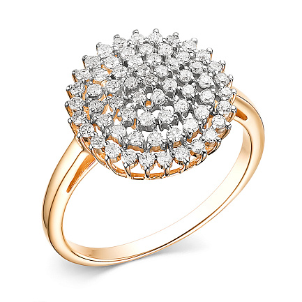 Кольцо из красного золота