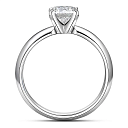 Кольцо из белого золота с бриллиантом