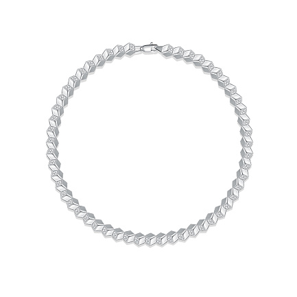 Браслет из белого золота с бриллиантами