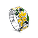 Кольцо из серебра с фианитами