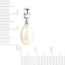 Подвеска из красного золота с жемчугом