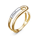 Кольцо из желтого золота с бриллиантом