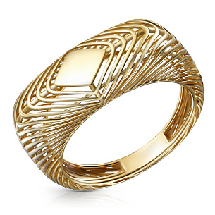 Кольцо из желтого золота