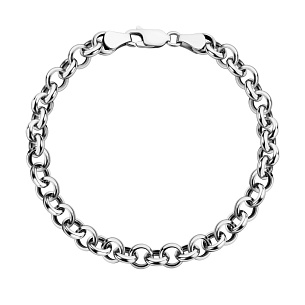 Браслет декоративный из серебра