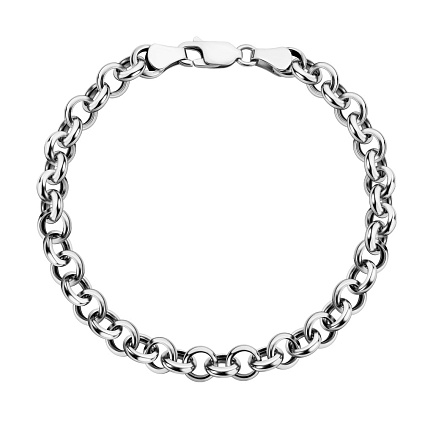 Браслет декоративный из серебра