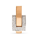 Подвеска из красного золота