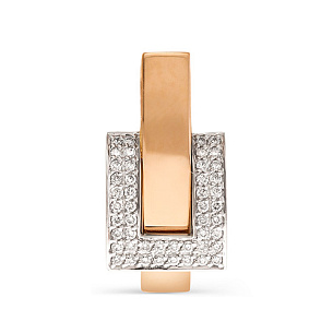 Подвеска из красного золота