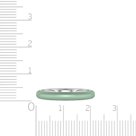 Кольцо из серебра с эмалью