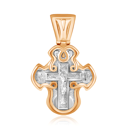 Крест из красного золота