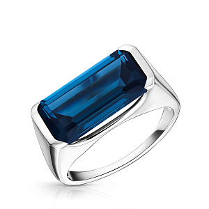 Кольцо из белого золота