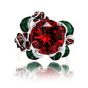 Кольцо из серебра с фианитом