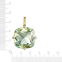 Подвеска из желтого золота с бриллиантами