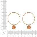 Подвеска из желтого золота с бриллиантами