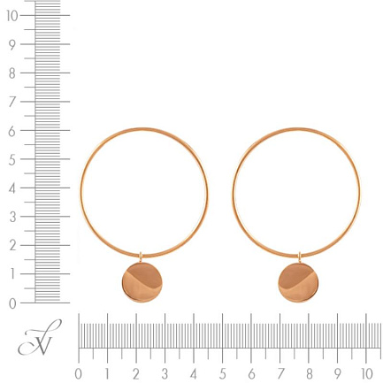 Подвеска из желтого золота с бриллиантами