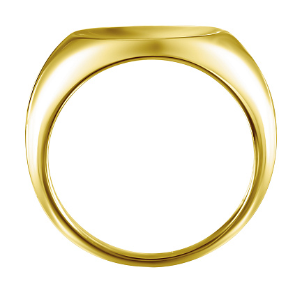 Кольцо из серебра с позолотой