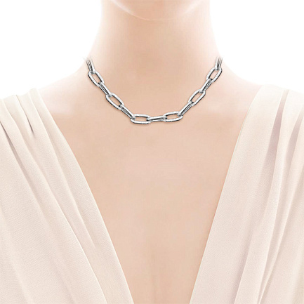 Колье из серебра