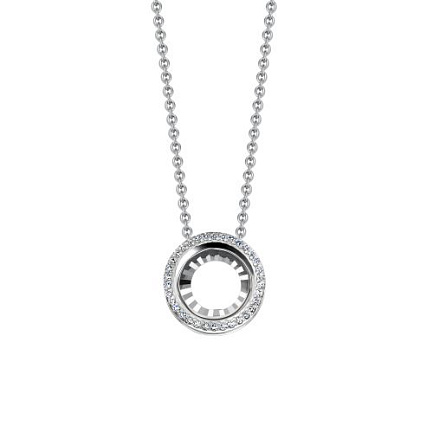 Колье из белого золота