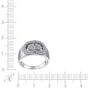 Кольцо из белого золота с бриллиантами