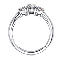 Кольцо из белого золота с бриллиантами