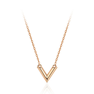 Колье из красного золота