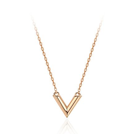 Колье из красного золота