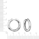Серьги Конго из серебра