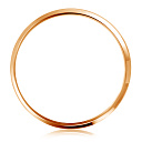 Кольцо обручальное из красного золота с бриллиантами