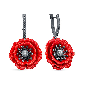 Серьги с английским замком 12-1053-3089