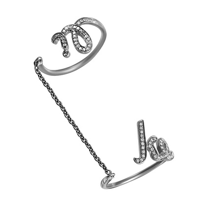 Кольцо из золота с бриллиантами