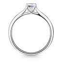 Кольцо из белого золота с бриллиантом