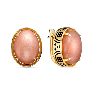 Серьги с английским замком из серебра