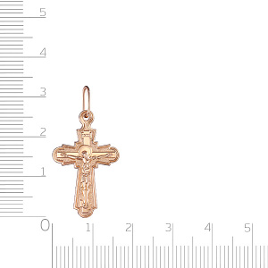 Крест из красного золота