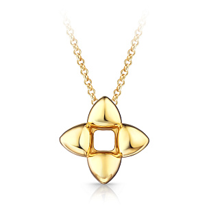 Колье из серебра с позолотой