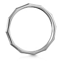 Кольцо обручальное из серебра