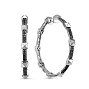 Серьги из белого золота с бриллиантами