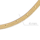 Колье из серебра с позолотой