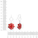 Серьги из серебра с эмалью