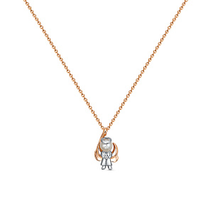 Колье из красного золота