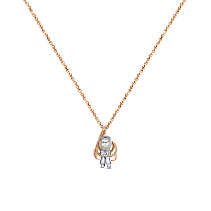 Колье из красного золота