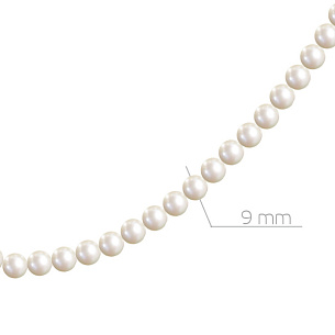 Бусы из серебра с жемчугом