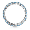 Кольцо из серебра с фианитом