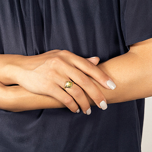 Кольцо из желтого золота